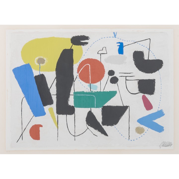 BAUMEISTER, WILLI (1889-1955), "Allegro", 1964, 