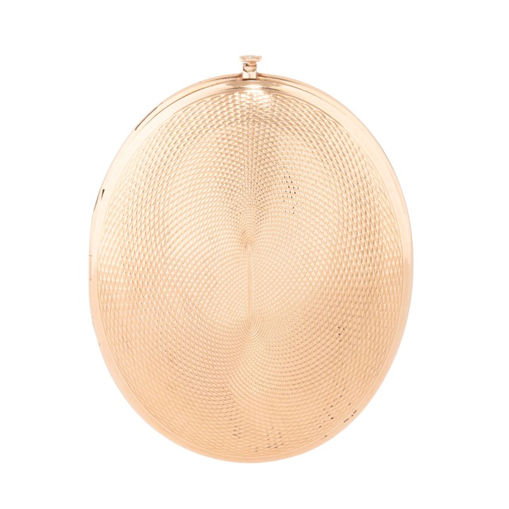 Souvenir medallion with miniature portrait 