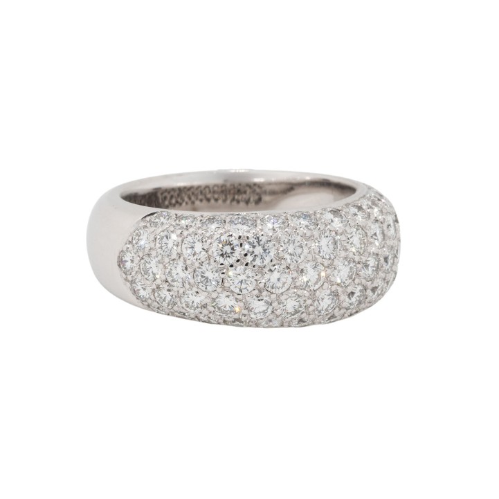 Bandring Pavé mit 69 Brillanten, 