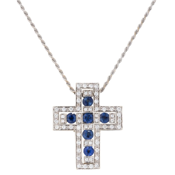 DAMIANI 'Belle Epoque' cross necklace  