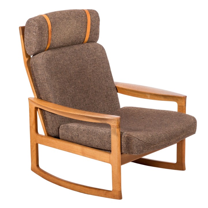 SVEN ELLEKAER, Schaukenstuhl 'Borneo',  um 1970 