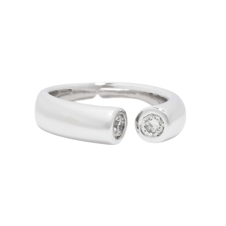 EHINGER-SCHWARZ Ring 'Dialog' mit 2 Brillanten, 