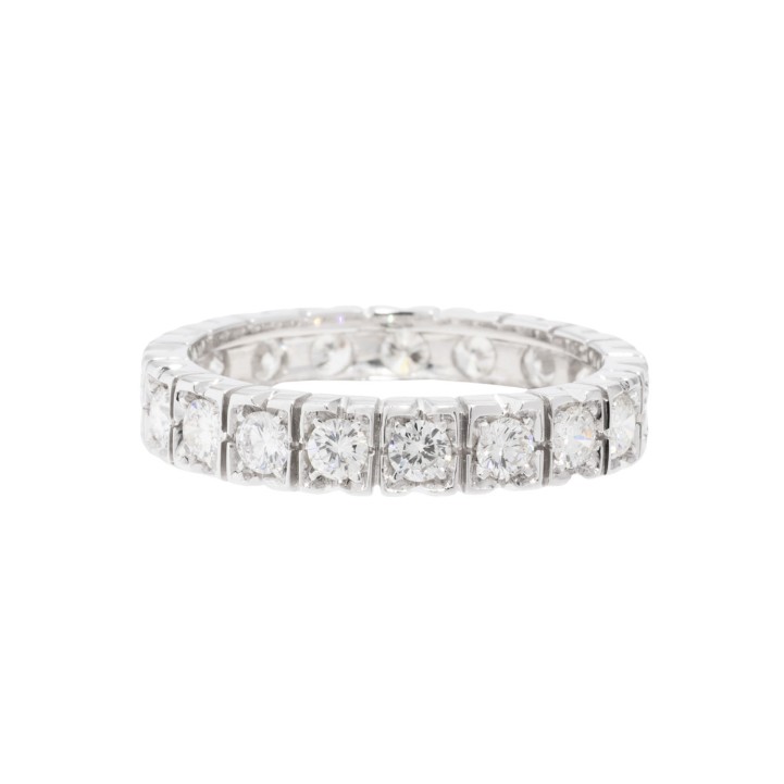 Memoire-Ring mit 19 Brillanten, 