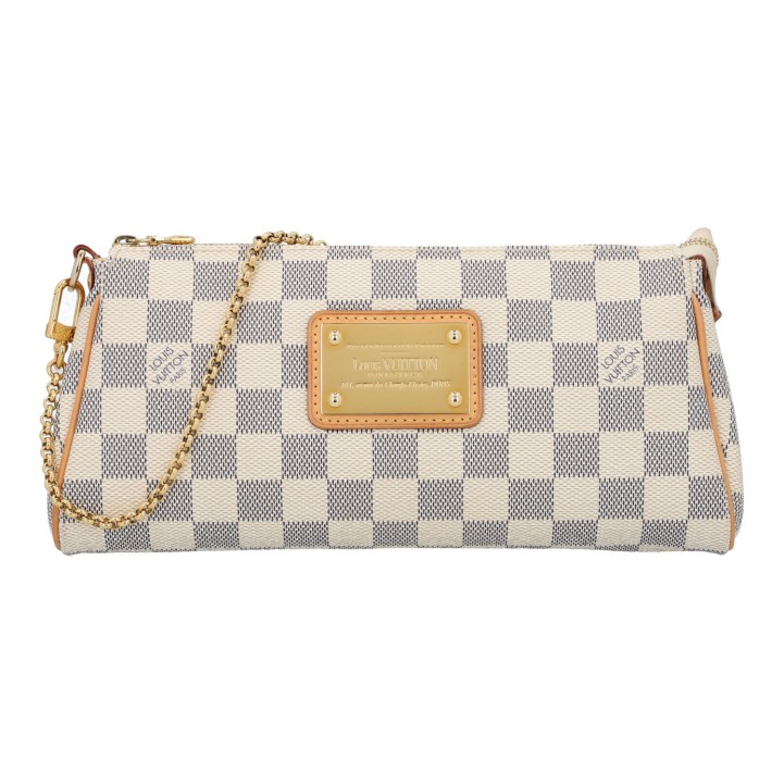 LOUIS VUITTON clutch bag 'EVA', coll.: 2012, current retail price: €1,150. 