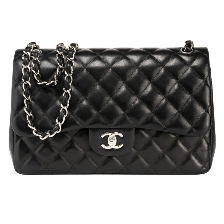 PRE-LOVED ITEM BY @JENNIFERKATHE - CHANEL shoulder bag 'GROSSE KLASSISCHE TASCHE'. 