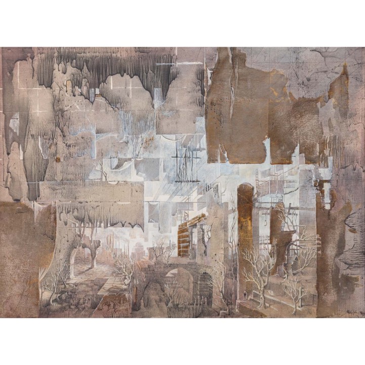 KUGLER, KLAUS (1942), 'Surreal City View', 1976/77, 