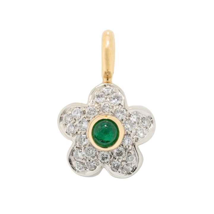 Anhänger „Büte“ mit Smaragd  