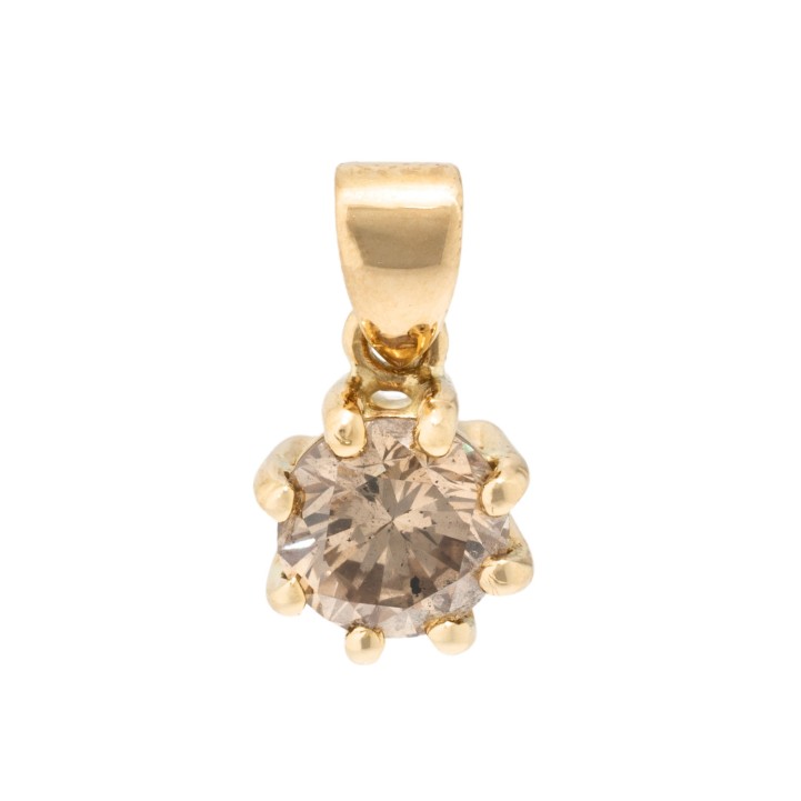 Solitäranhänger mit Brillant von ca. 2 ct,  