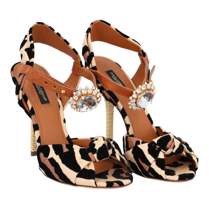 DOLCE & GABBANA Sandaletten, Gr. 38. 