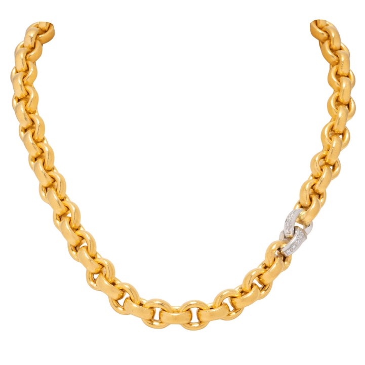 THEODOR HERBSTRITH  Collier mit 18 Brillanten, 