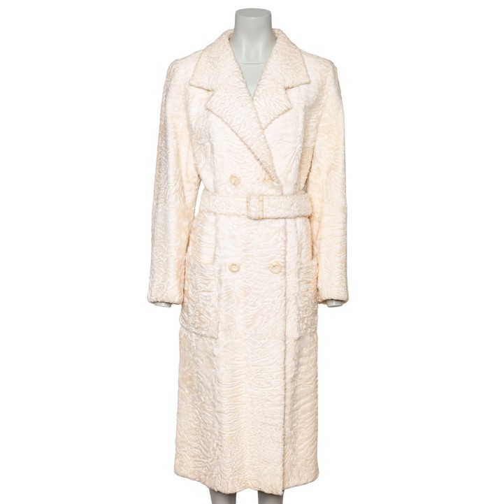 VINTAGE Persianermantel, Gr. ca. L. 