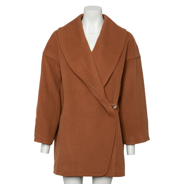 HERMÈS VINTAGE Mantel, Gr. L. 