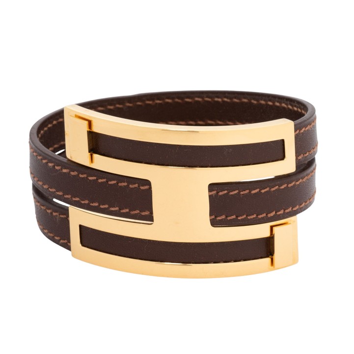 HERMÈS Armband 'POUSSE-POUSSE'. 