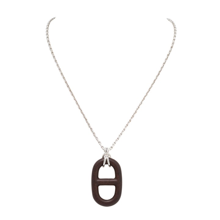 HERMÈS necklace 'CHAINE D`ANCRE', length 58cm. 