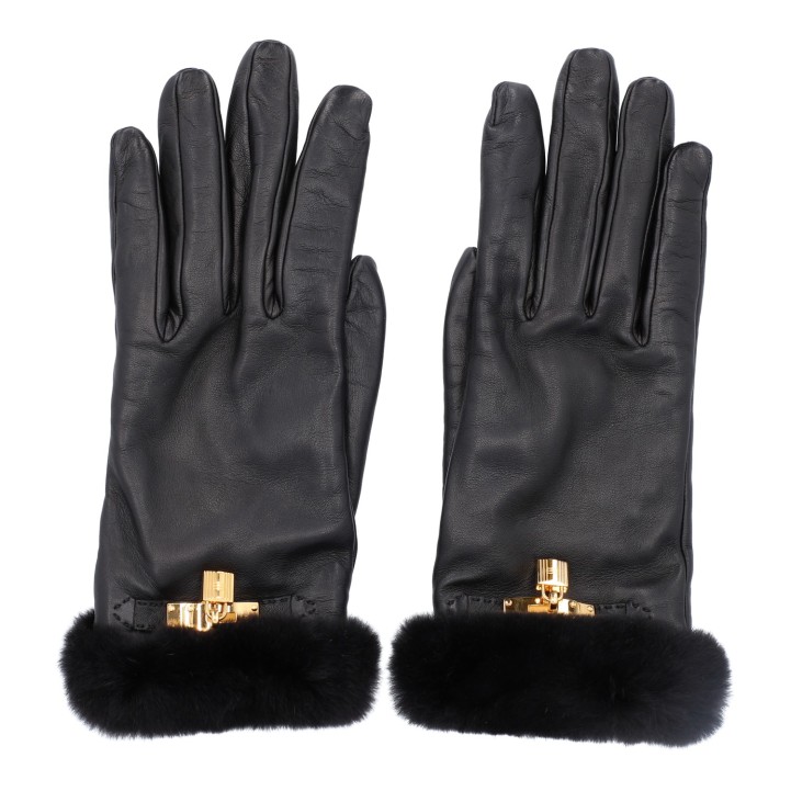 HERMÈS Handschuhe 'KELLY', Gr. 7. 