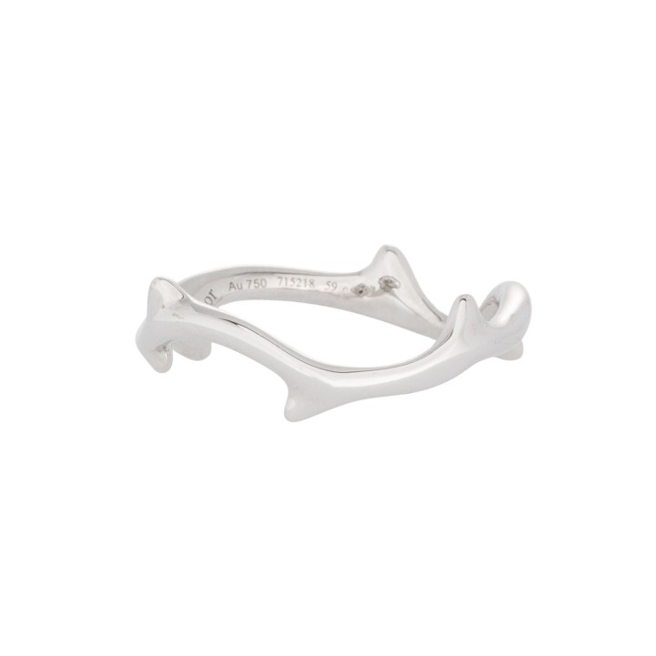 DIOR Ring 'BOIS DE ROSE WHITE', Gr. 59. 