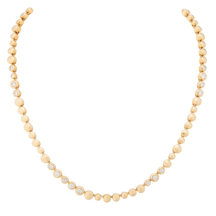 WEMPE BY KIM Blu Collier mit Brillanten  