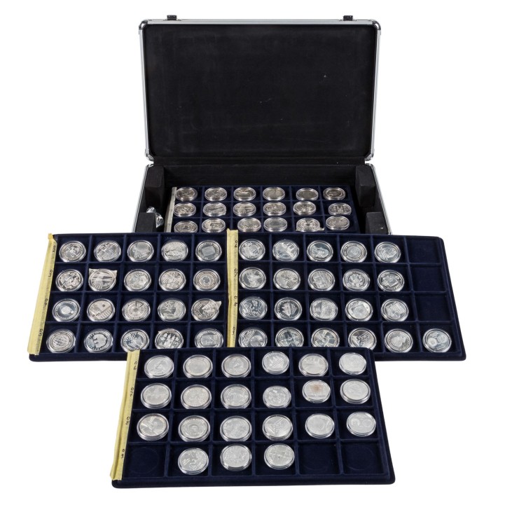 BRD /SILBER - Sammlung Gedenkmünzen 82 x 10 €, Jg. 2002-2009 