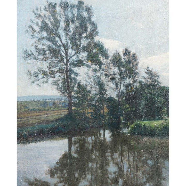 IMPRESSIONISTISCHE FLUSSLANDSCHAFT 