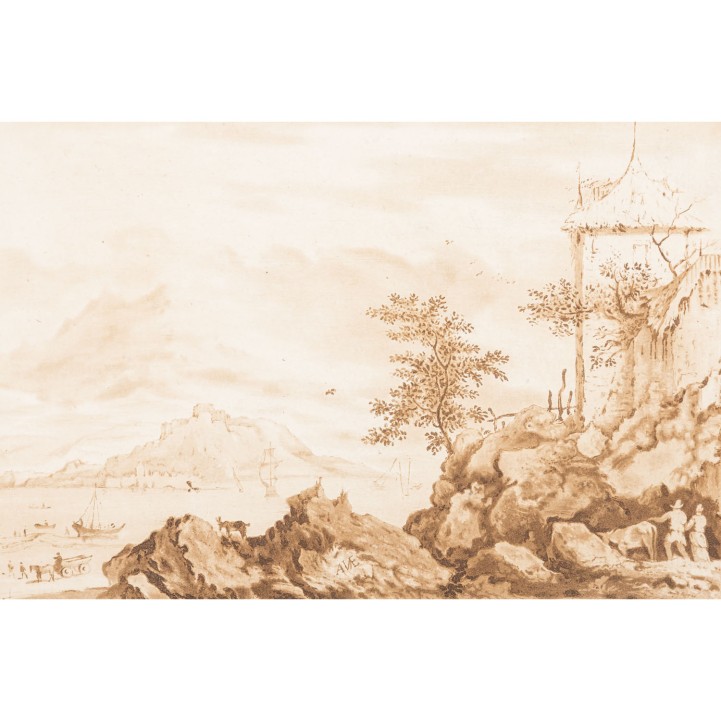 VAN EVERDINGEN, ALLART (1621-1675) 'Rheinansicht'  
