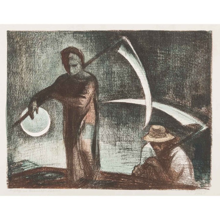HENGSTENBERG, RUDOLF (1894-1974) "Aufstieg zur Frühmarkt-Südtirol" 1949 