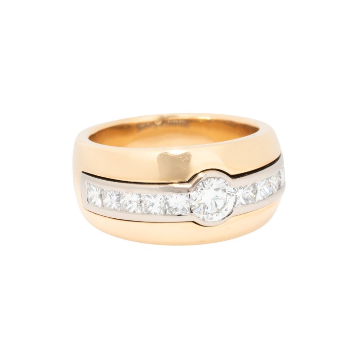 WEMPE Ring mit Brillant ca. 0,5 ct, 