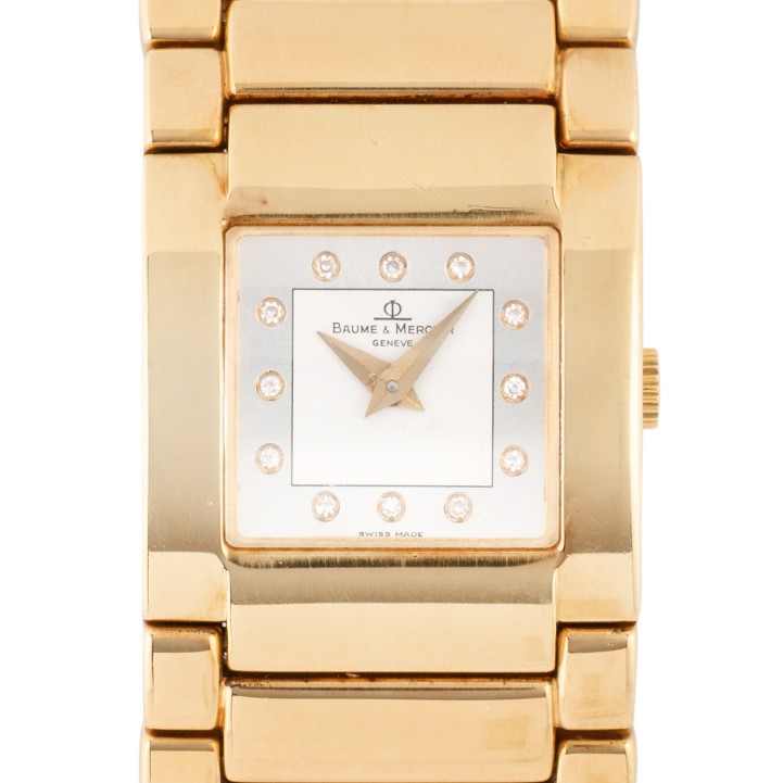 BAUME & MERCIER Catwalk 'Diamond Dial' Ref MOA06850 Damenuhr von 2001 mit Papieren.  