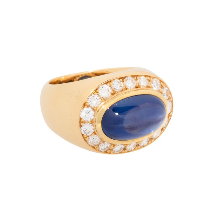 Ring mit Saphir von 8,47 ct, 