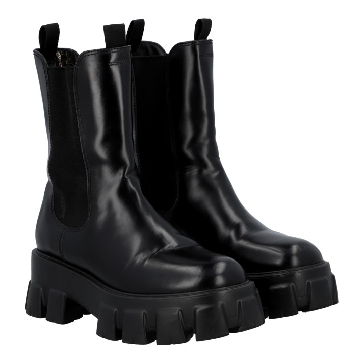 PRADA Stiefel 'MONOLITH', Gr. 39, NP.: 1.200,-€. 