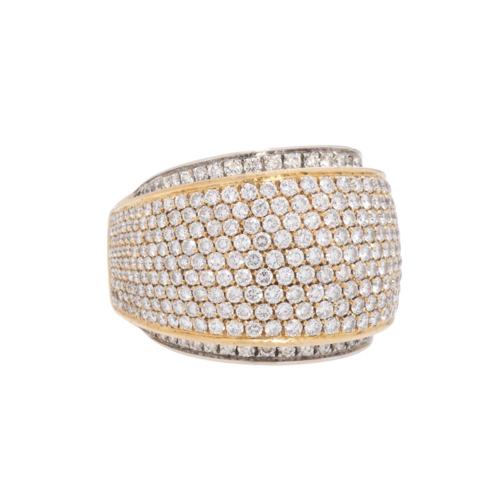 KAMPHUES 'VISCONTI' Ring mit 215 Brillanten Pavé  zus. 4,30 ct.  