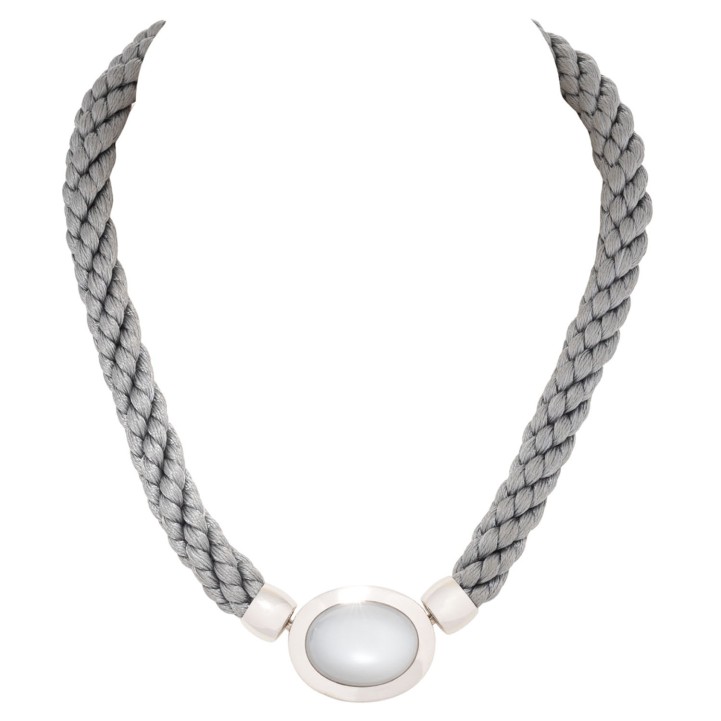 FRANZEN |JOCHEN POHL Collier mit Mondstein 31,31 ct, 