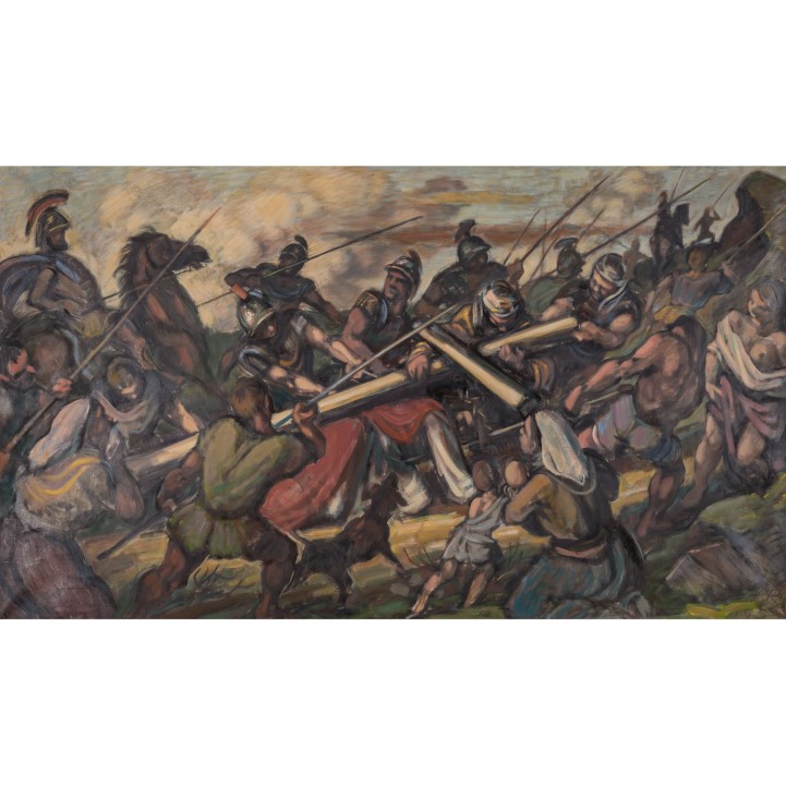 ZIEGLER, RICHARD (1891-1992), "Kreuztragung", 1951, 