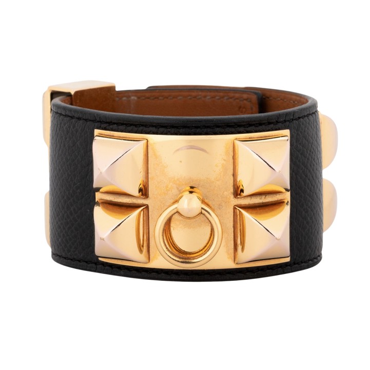 HERMÈS Armreif 'COLLIER DE CHIEN', Gr. S. 