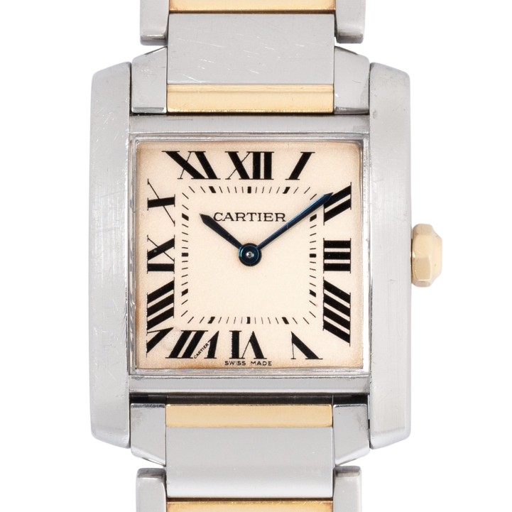 CARTIER Tank Francaise, Ref. 2301 mit Papieren aus 1996. 