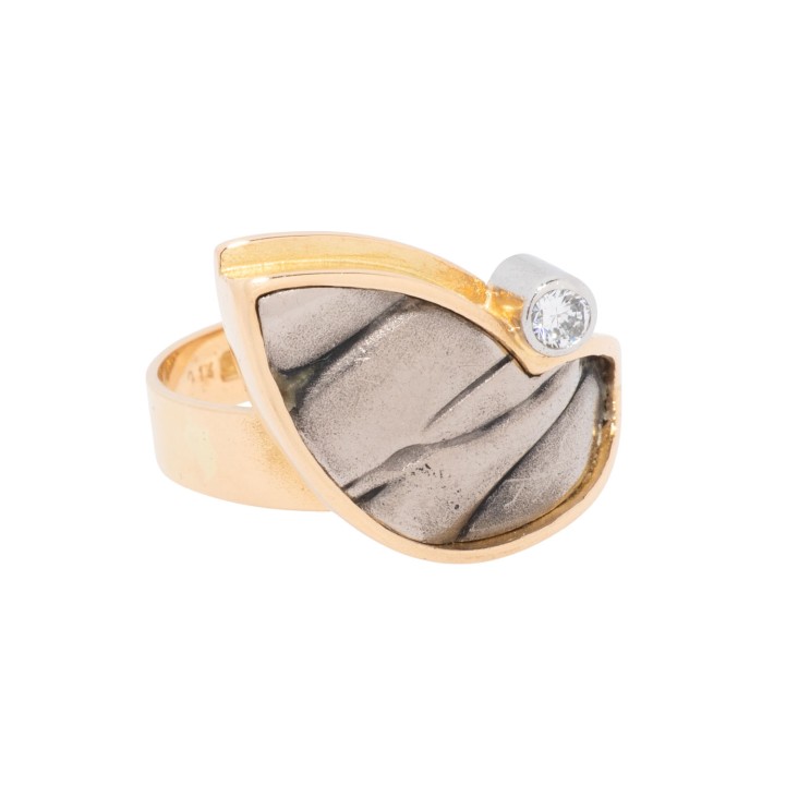LAPPONIA Ring mit Brillant von ca. 0,14 ct 