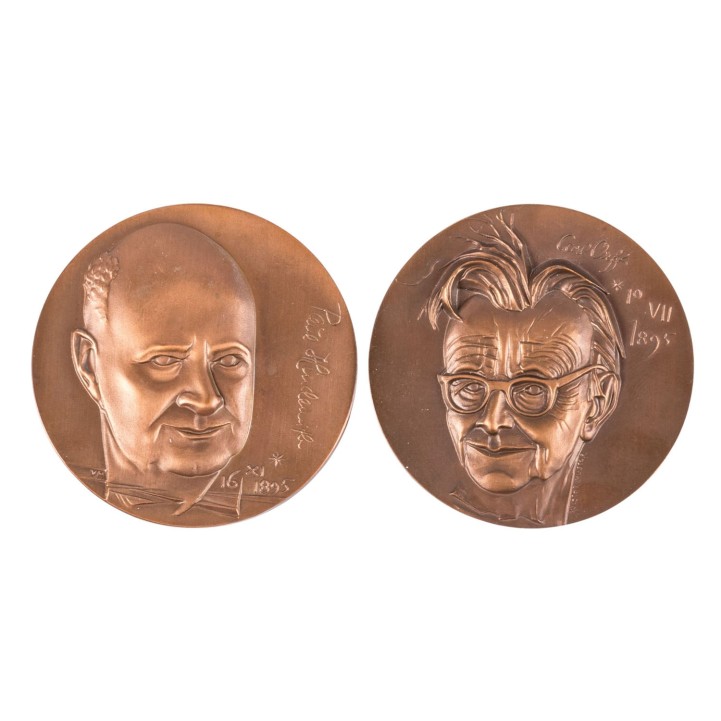 2 x Deutschland - Bronzemedaille 1995, Carl Orff/ Paul Hindemith, 