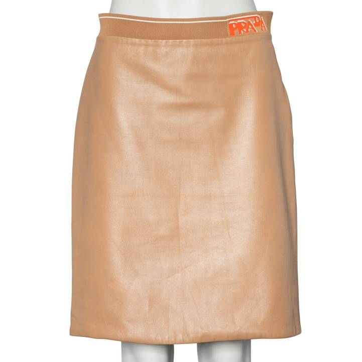 PRADA Lederrock, Gr. 38. 