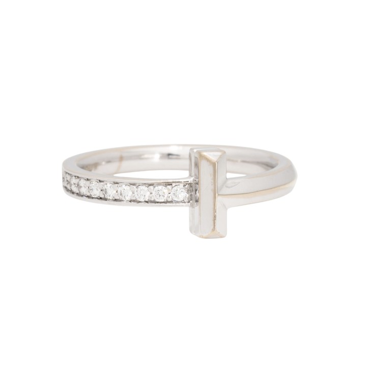 TIFFANY Ring 'Tiffany T one' mit 10 Brillanten, 
