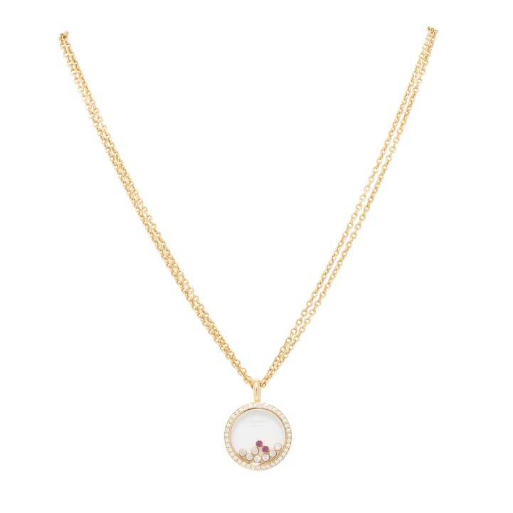 CHOPARD Kette und Anhänger 'Happy Diamonds', 