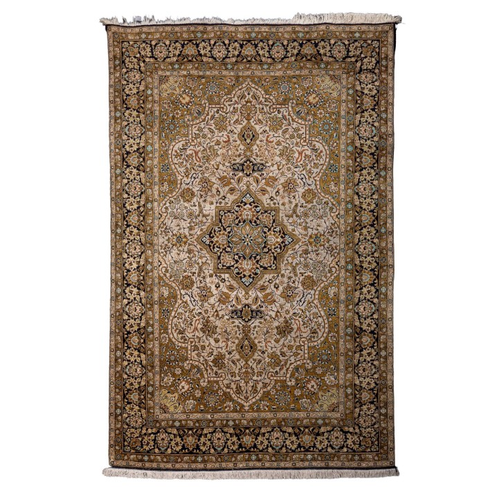 Orientteppich aus Seide. GHOM/PERSIEN, 20. Jh., ca. 200x135 cm. 