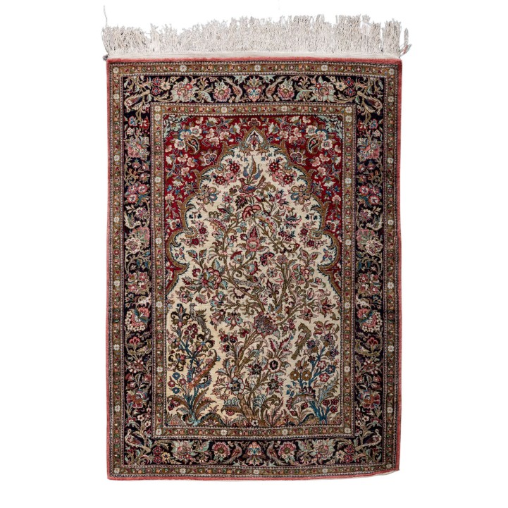 Orientteppich aus Seide. GHOM/PERSIEN, 20. Jh., ca.153x103 cm. 