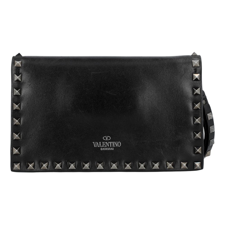 VALENTINO Clutch 'ROCKSTUD NOIR'. 
