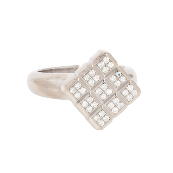 CHOPARD Ring 'Ice Cube' mit 36 Brillanten  