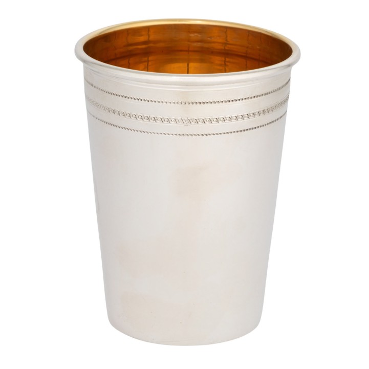 Becher mit feinem Dekor, 925 Silber, 