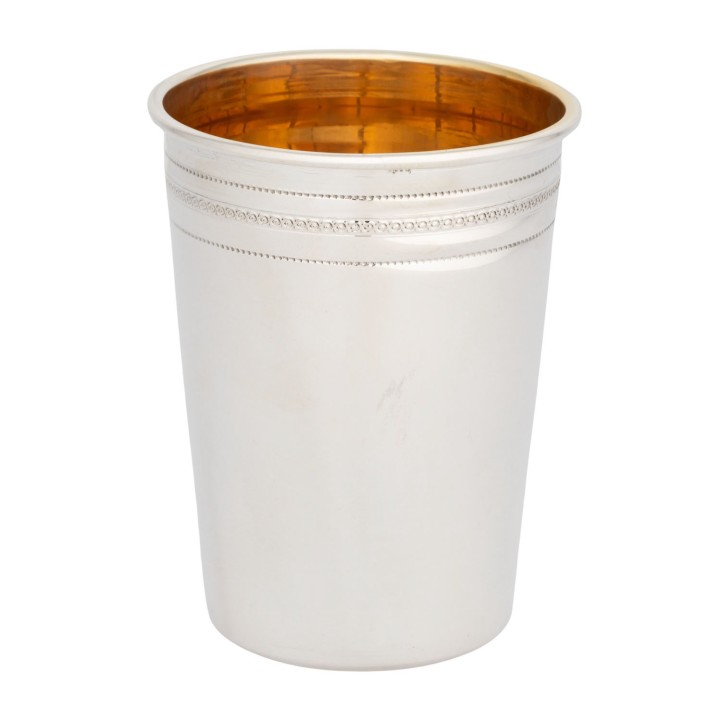 Becher mit feinem Dekor, 925 Silber, 