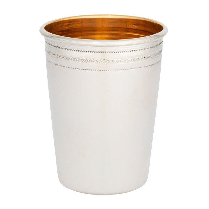 Becher mit feinem Dekor, 925 Silber, 