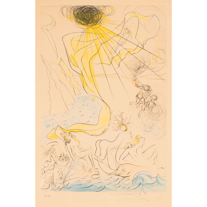 DALI, SALVADOR (1904-1989), 'Triomphe de Venus“ (Triumphierende Venus)', 1971, épreuve d'artiste,  