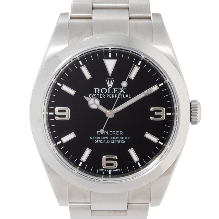 ROLEX Explorer Ref 214270 Herrenuhr von ca. 2010. Box und Papiere.  