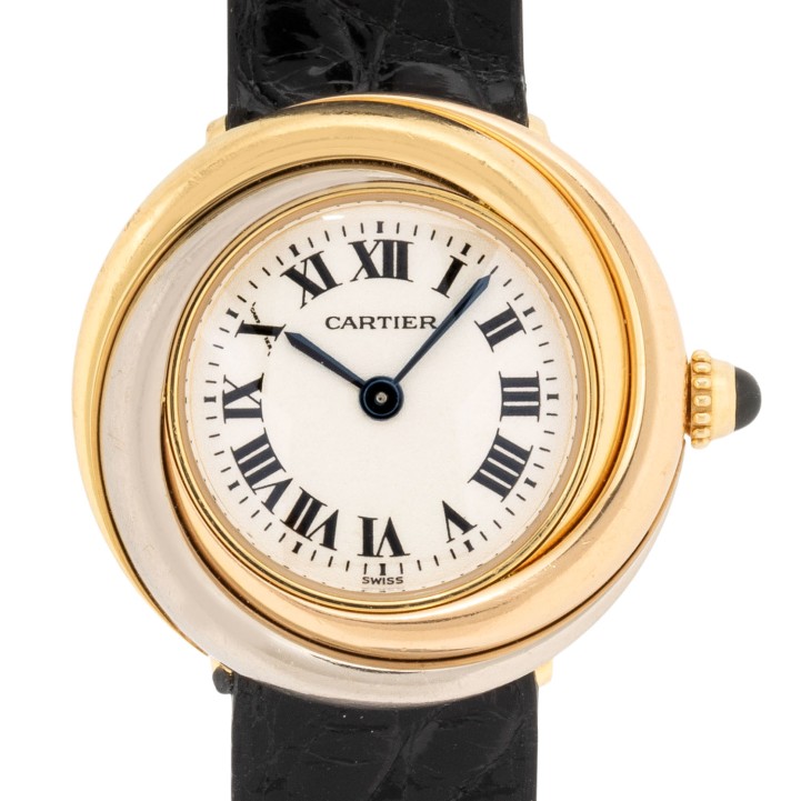 CARTIER Trinity Ref 2357 Damenuhr aus den 1990er Jahren. Box und Papiere.  