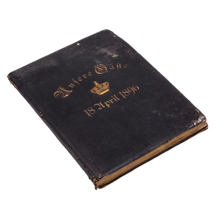 Gästebuch aus der Kronprinzen-Kaserne in Kalk (Köln), 